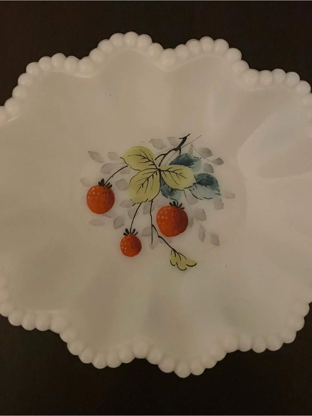 Westmoreland Beaded Edge Fluted Nappy dishes (3)